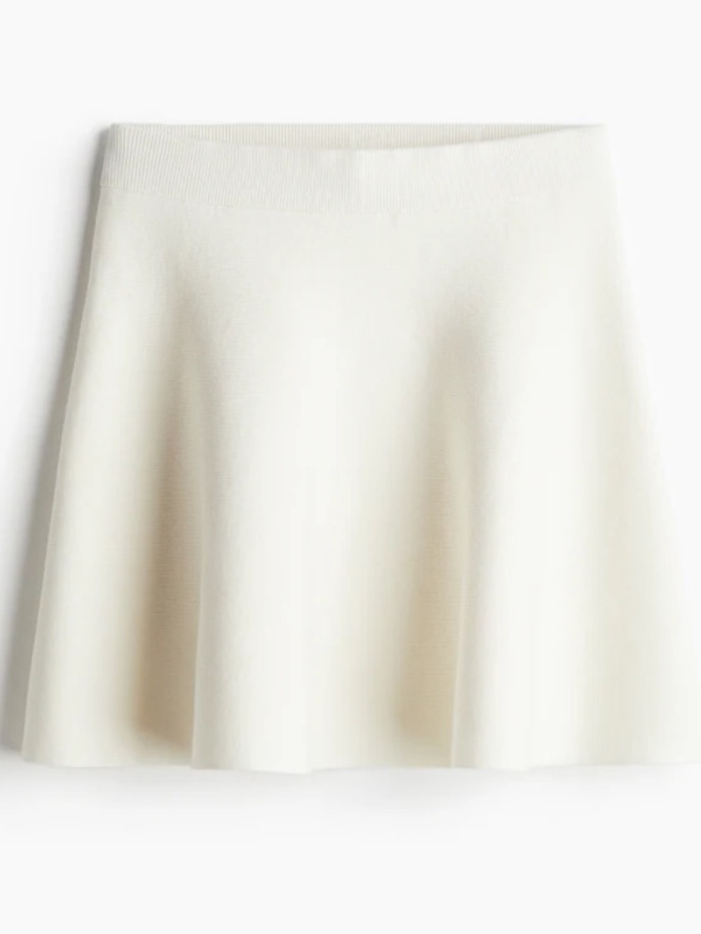 H&M Women's Cream Circle Skirt